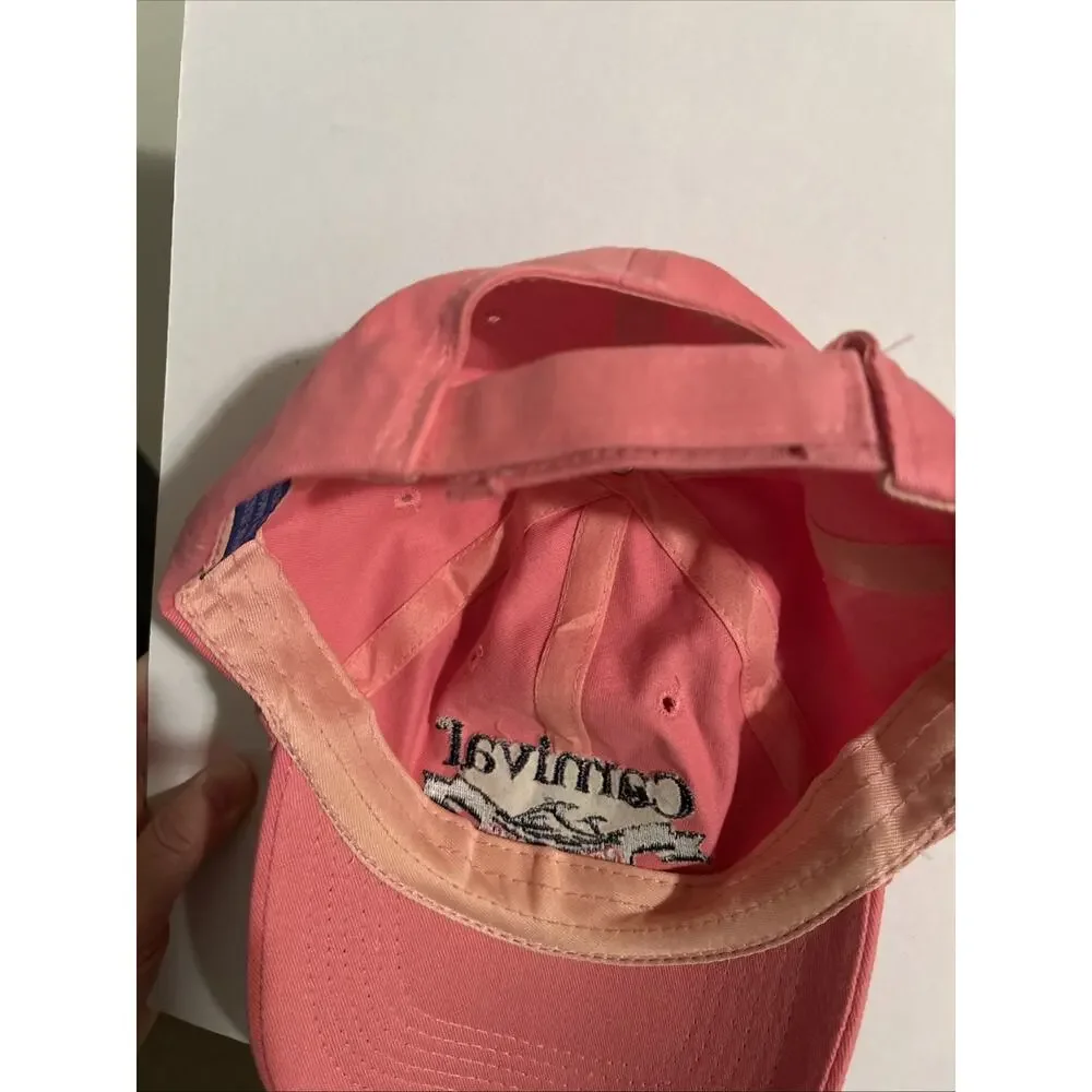 Carnival Cruise Women's Cap DMR Classic Headwear Adjustable Hook And Loop Strap